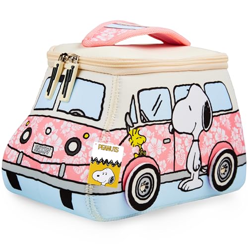 Get Trend Peanuts Snoopy Toiletry Bag, Travel Essentials, Girls Makeup Bag, Cruise Essentials, Travel Accessories, Gifts for Women, Teens (Pink Snoopy)
