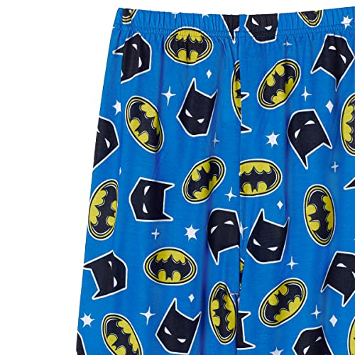 BATMAN Boys Pajamas for Kids | 4 Piece Sleepwear Sets for Boys Pajama Bottoms and Sleep Shirts for Big Boy and Toddlers