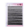 DIY EyeLashes Extensions Kit 280pcs Individual Lashes Clusters 30D 40D 50D 8-16mm Natural Fluffy Cat Eye Faux Mink Curl False Eyelash with Bond Seal Tweezers Lash Glue Remover (30D + Kit)