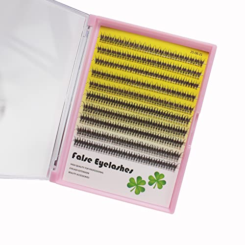 ¡æVayator Black False Eyelashes 8-18mm Mixed To Choose Individual False Eyelashes Extension Eyelashes Cluster Natural Soft Fake False Eyelashe Eyelash Extension Tool Large Capacity (8+10mm Mixed)