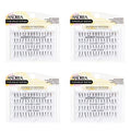 Andrea Knotted Flares False Lashes Long - Black, 4 packs