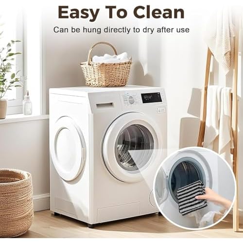 Exfoliating Shower Towel, 2-in-1 Towel, Premium Scrub Wash Cloth for Body Face, Exfoliating Towels-Body Scrubber with 2 Sides for All Skin Types (Black)
