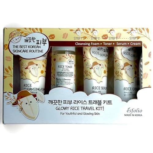Esfolio Glowy Rice Travel Kit