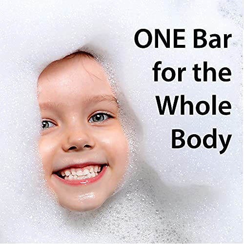 ONE Bar Activated Charcoal 3.5 oz 3 Pack - Shave, Shower, Shampoo, face, beard, body, hair/scalp, SuperFAT ¡°oil¡± Infused: Avocado, Mango, Olive, Coconut, Argan, Moisturizing and Nourishing Oil.