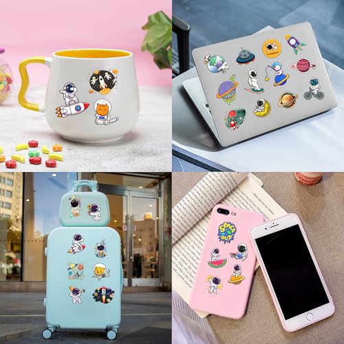Outer Space Pre-cut Temporary Tattoos 96 PCS One Space Birthday Party Decorations Favors Supplies Planet Themed Stickers 8 Sheets Gifts for Kids Girls Boys Decor Class School Christmas