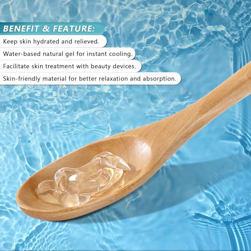 Hydrating Radio Frequency Gel for Facial Body Skin Care Machine, Microcurrent Conductive Gel for Body Sculpting