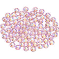 Novani Pink AB Rhinestones Glass Rhinestone for Crafts Flatback Crystals Gems and Rhinestones for Nails Art Makeup Face Clothes Shoes Decoration DIY(SS20, 1440pcs, Pink AB)