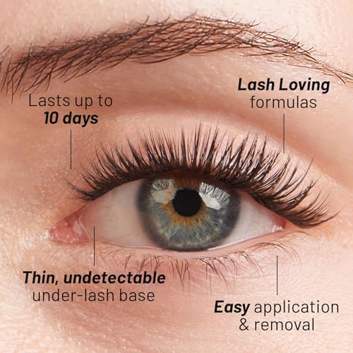 Lilac St - Volume Dramatic Faux Eyelash Clusters (12mm, 3 Pack) - Dense & Distinctive Look - DIY Lash Extension Wisps - Lightweight & Lifelike - Lasts 10 Days - Silk - Cruelty Free, Vegan - 30 Lashes