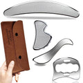BYYDDIY 4 in 1 Gua Sha Massage Tool Set - Muscle & Fascia Scraper, Scar Tissue Tool for Physical Therapy