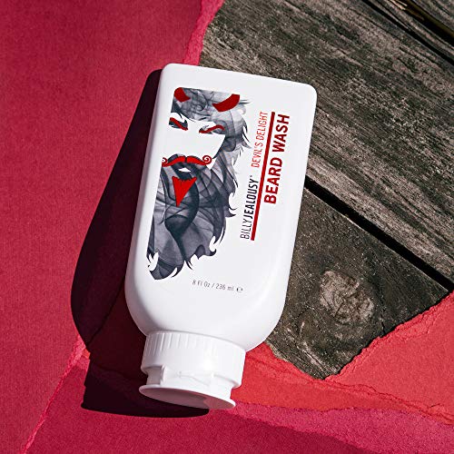 Billy Jealousy Beard Wash for Smooth, Manageable & Frizz-free Facial Hair, Beard Care Enriched with Hydrating Aloe & Strengthening & Conditioning Green Tea Extract