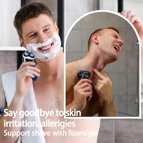 Upgraded SH30/52 Replacment Blades for Series 1000, 2000, 3000 and PTxxx series Razors, Dual-Ring Precision Shaving Heads with Titanium Coating, 6Pack.