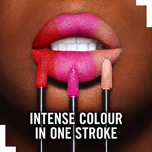 Rimmel Stay Matte Lip Liquid, Midnight, 0.21 Fl Oz (Pack of 4)