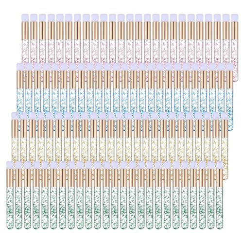 100 Pieces Lash Brushes for Cleaning, Lash Shampoo Brushes Eyelash Extension Cleansing Blackhead Removing Brush Nose Pore Deep Cleaning Facial Cleansing Brush (4 Colors, 3.8Inch)