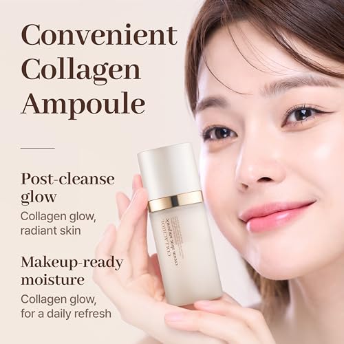 Collachiol Cream Shot Ampoule ? 3-in-1 Toner, Serum & Cream Mist | Collagen + Bakuchiol Complex for Smooth, Moisturized, and Healthy-Looking Skin | 145 ml & Travel Size 55 ml