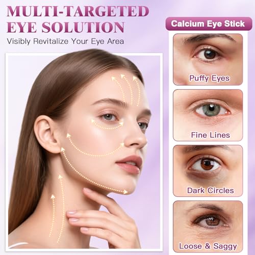 Auriela Calcium Volume Multi Balm,Calcium Multi Balm Stick,Anti Wrinkle,Anti-Aging,Long-Lasting Hydrating, Firming Skin, for Face, Eyes, Lips & Neck(2PCS)