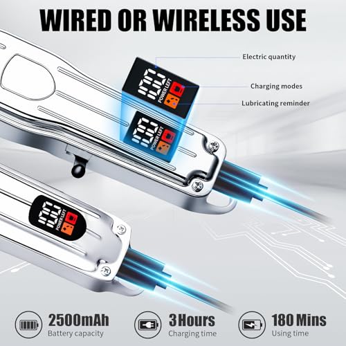 Hair Clippers for Men,Beard Trimmer for Mens,Professional Electric Hair Clipper Set,Men's Electric Hair Clipper,Cordless Hair Trimmer for Family,Gifts for Men.