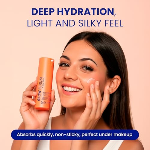 FaceTory Glow Serum Face Milk ? Hydrating Korean Skincare | Face Serum with Rice Bran, Licorice Root & Ceramides | Absorbs Quickly, Softens & Smooths Skin, 30ml