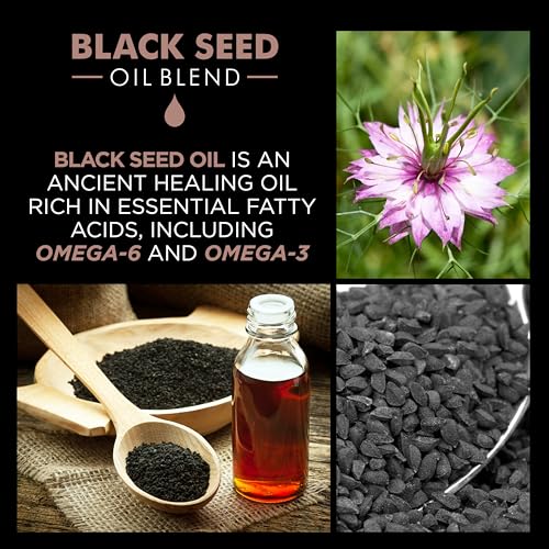 CHI Luxury Black Seed Oil Gentle Cleansing Shampoo, Adds Hair Volume & Body, Strengthens & Removes Impurities, Sulfate, Paraben, & Cruelty-Free, 12 Oz
