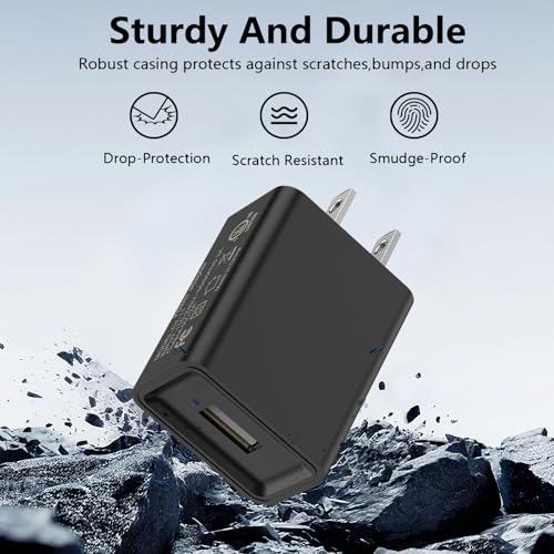 5V USB Wall Charger Adapter Fit for Philips Norelco One Blade 360 Newer Model QP2724 QP2834, MG5910 MG7910 MG9510, X3001 S3341 S5880 S3243 S7887 X3052 Trimmer Electric Shaver Razor, Black