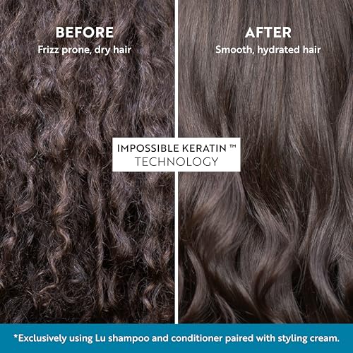 Lu by LatinUs Beauty Control Set | Anti Frizz Shampoo & Conditioner with Impossible Keratin¢â, Murumuru Butter, Cruelty Free, Sulfate Free, Paraben Free, Colorant Free | 12 Fl Oz Each | 2-Pack
