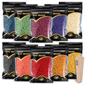 2.2lbs Hair Removal Wax Beads, Professional Hard Wax Beads 1000g, with 20 Applicators, Suitable for Full Body, Painless Gentle Wax Bead Hair Removal for Men and Women