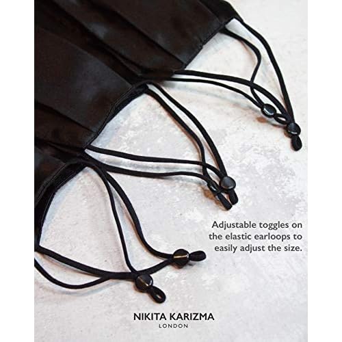 KARIZMA Beverly Hills Silk Face Mask Collection Pack. Fashionable Designer Face Mask for Women. Real Mulberry Silk Masks