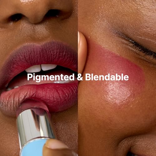 fwee Blurry Pudding Pot | Airbrushed Blush & Lip, Buildable & High Pigment, Long-lasting, Lightweight, Natural Soft Matte Finish, Satin Finish Blurring Blush - My (Peachy Nude) | 0.17 oz