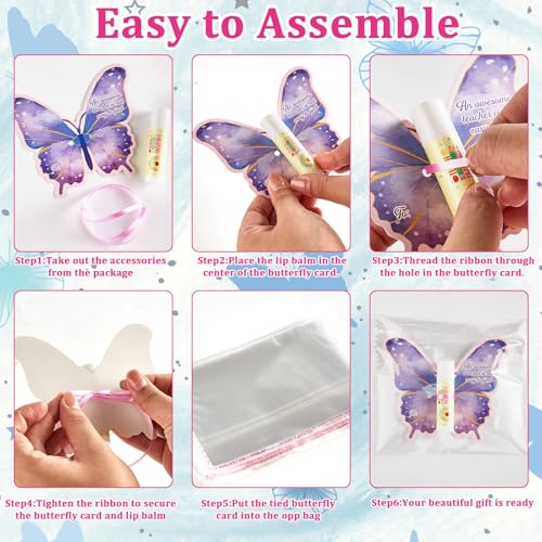 30 Pack Christmas Teacher Appreciation Gifts Bulk Thank You Moisturizing and Nourishing Lip Balm Gifts for Winter Xmas Women Man Employee Staff Appreciation Teacher Team Baby Shower Party Supplies