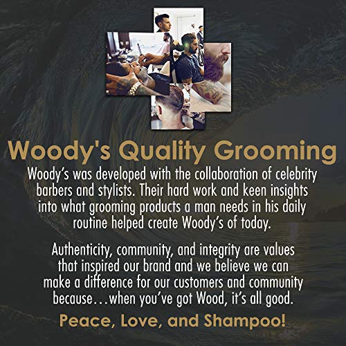 Woody's Beard Balm for Men - Facial Hair Conditioner & Beard Softener for Men, Leave-in Moisturizer, Beards Wax, 2 Oz, 2 Pack