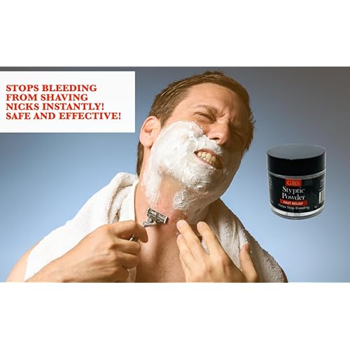 GENTS Double Edge Safety Blades, Sample Pack, Includes 40 Blades and 5 Grams Styptic Powder Stops Bleeding from Shaving Nicks and Cuts