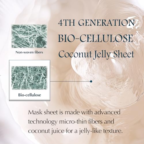 DANIQUE Bio-Cellulose Sheet Mask ? Premium Korean Skincare for Hydrated, Nourished, and Smooth-Looking Skin (25g * 4EA)