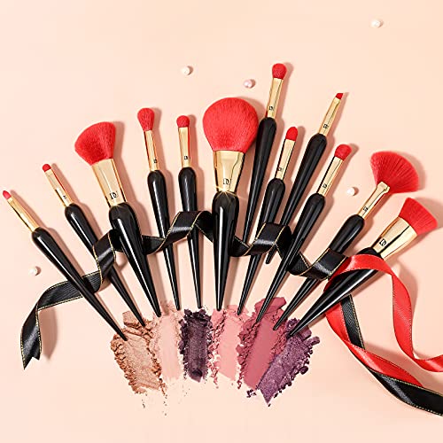 DUcare Makeup Brushes 12Pcs +DUcare Makeup Brush Organizer