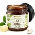 100% Grass Fed Beef Tallow & Tea Tree Oil Skin Care Balm ? Organic Jojoba Oil, Calendula Extract, Vitamin E | Balancing Anti-Acne Deep Moisturizer for Sensitive Skin Face & Body, 100g/3.5oz