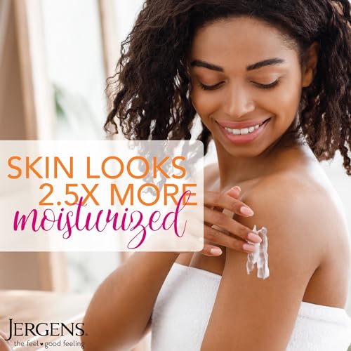 Jergens Hydrating Coconut Body Lotion, Hand and Body Moisturizer, Infused with Coconut Oil, Hydrates Dry Skin Instantly, Dermatologist Tested, 26.5 Oz
