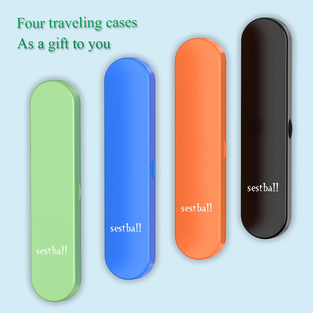 New Version Tongue Scraper Cleaner for Adults & Kids, Medical Grade Metal Tongue Brushes Set for Fresh Breath Dental Eliminate Bad Breath in Seconds (4 pcs)