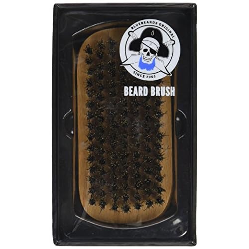 Bluebeards Beard Brush for Men - Beard Brush with Boar Bristles With Firm Bristles To Tame and Soften Your Facial Hair