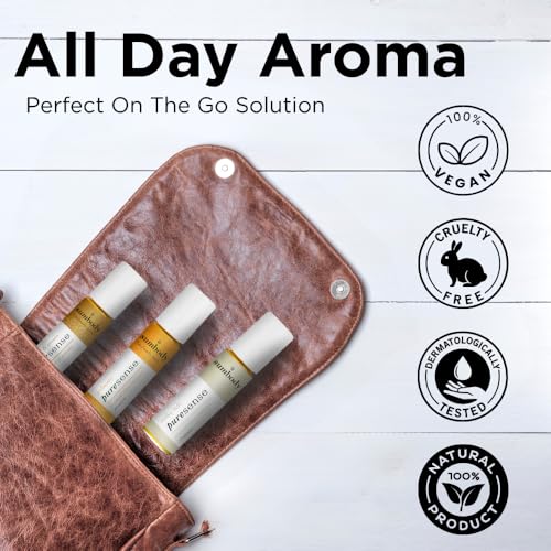 Sumbody All Natural Coconut & Cream Scent Perfume Oil - (10ml) Long Lasting Aromatic Roll On For Women Men Teens Kids Therapeutic Essential Oil Blend Organic Body Fragrances Travel Size USA Made