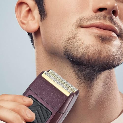 Finale Replacement Foil and Cutter Bar Assembly Compatible with wahl 5 Star Shaver 8061-100 8164,Gold Super Close Shaver Replacement Foil Compatible with wahl Foil Shaver Replacement Head, Red 2-Pack