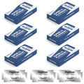 60Pcs Double Edge Safety Razor Blades, Platinum Stainless Steel Straight Razor Blades for Men, Precision Shaving for Smooth, Comfortable Close Shaves, Fits Most Double Edge Razors
