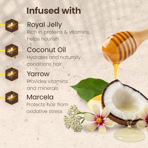 Tio Nacho Ultra-Moisturizing Frizz Control Hair Treatment with Organic Coconut Oil and Royal Jelly, Deep Hydration and Nourishment for Dry or Damaged Hair, Coconut Oil Treatment for Women, 7 oz-3 pack