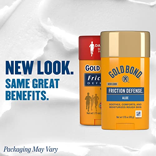 Gold Bond Friction Defense Stick, 1.75 oz & Comfort Body Powder, 10 oz Bundle
