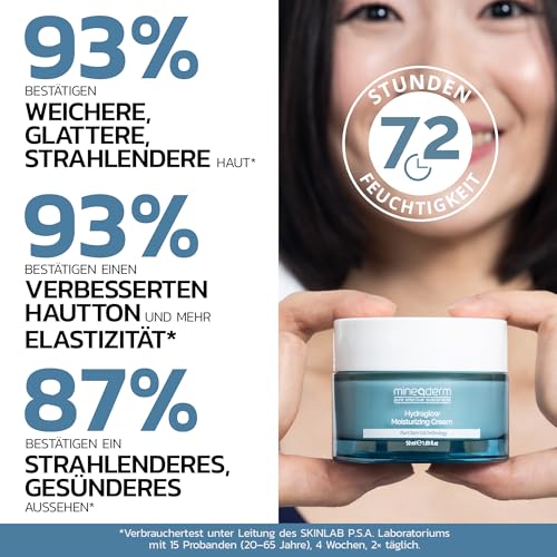 Hydraglow Moisturising Face Cream - With HYDRAFENCE AQUAXYL & Vitamin E - Supports Skin Elasticity and Skin Barrier - For Radiantly Fresh Complexion - 1,69 fl oz