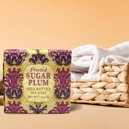 Greenwich Bay Shea Butter Soap Sampler - Boxed Set of 4 Assorted Scents (Christmas Holiday 4)