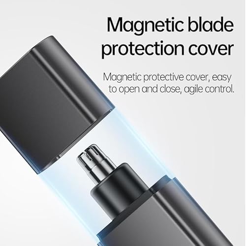 Ear and Nose Hair Trimmer,Gifts for Men,Professional PainlessFacial Hair Trimmer for Men Women,Portable Design USB Rechargeable,Travel Trimmer,Removable and Washable