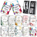 20 Sets Christian Gifts Bulk for Women Scripture Manicure Set Nail Clippers Bulk Valentine's Galentines Day Gifts Church Religious Party Favors Christian Stuff Bible Verse Group Favors for Women Men