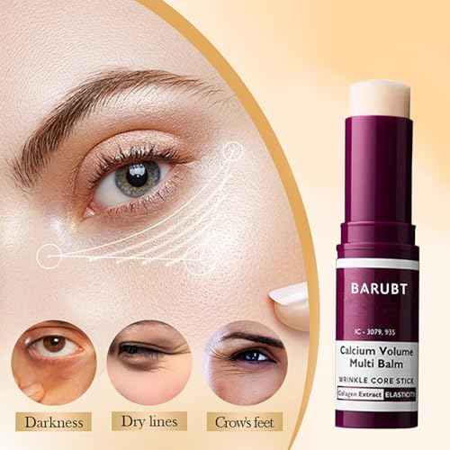 Vitaliq Calcium Multi Balm, Vitailq Anti Wrinkle Calcium Balm, Wrinkle Core Stick, Korean Collagen Moisturing Stick, Anti-aging, Hydrating, Firming Skin, Suitable for Eyes, Neck, Face