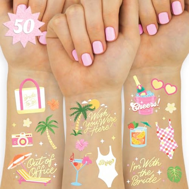 xo, Fetti Bachelorette Party Summer Party Temporary Tattoos - 50 Foil Styles | Pool Party Bach Decoration, Bridesmaid Favor, Bride to Be Gift, Bridal Shower Supplies, Engagement Accessory, Maid of Hon