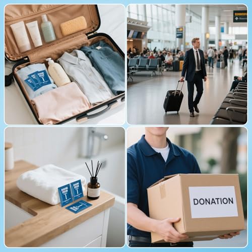Shaving Cream Bulk Travel 8ml/0.28fl oz,Disposable Shaving Cream in Bulk Travel Shave Cream for Hotel Homeless£¨White Tea£¬Pack of 50)
