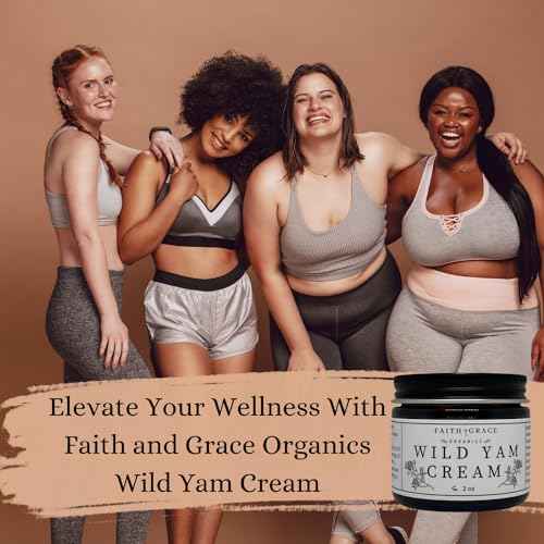 Faith and Grace Organics Organic Enriched Wild Yam Cream, All Natural Made in the USA
