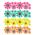 Sasswear Blacklight Body Stickers - Neon Fashion Accessories for Raves, Festivals and Glow Parties, 40/pk (Daisy)